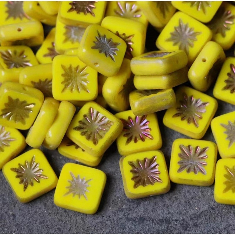 11 cseh gyöngy 31 színű négyzet alakú antik gyöngy üveggyöngyök üveggyöngyök kézzel készített ékszerek kiegészítők anyagok