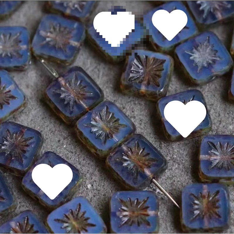 11 cseh gyöngy 31 színű négyzet alakú antik gyöngy üveggyöngyök üveggyöngyök kézzel készített ékszerek kiegészítők anyagok