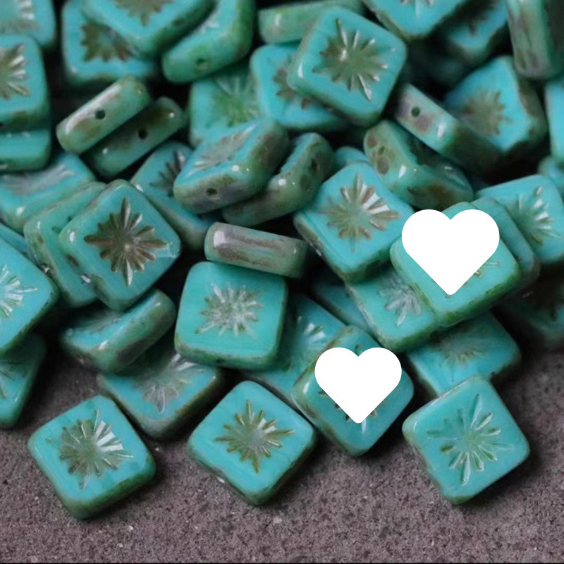 11 cseh gyöngy 31 színű négyzet alakú antik gyöngy üveggyöngyök üveggyöngyök kézzel készített ékszerek kiegészítők anyagok