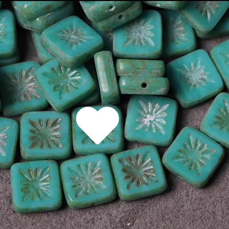 11 cseh gyöngy 31 színű négyzet alakú antik gyöngy üveggyöngyök üveggyöngyök kézzel készített ékszerek kiegészítők anyagok