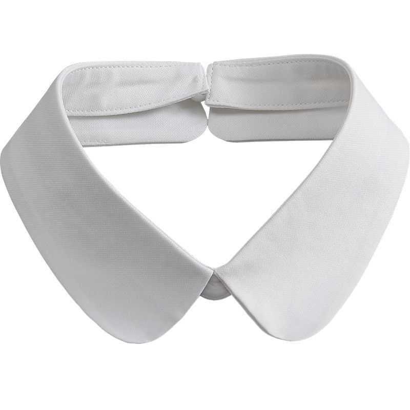 Minden mérkőzésre alkalmas, dekoratív, egyszínű inggallér, női gallér, kantáros, nyári, hamisgallér, pamut, utcai, kisméretű, négyzet alakú gallér