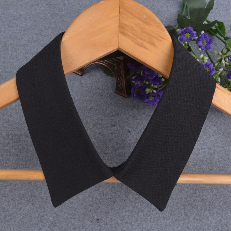 Minden mérkőzésre alkalmas, dekoratív, egyszínű inggallér, női gallér, kantáros, nyári, hamisgallér, pamut, utcai, kisméretű, négyzet alakú gallér