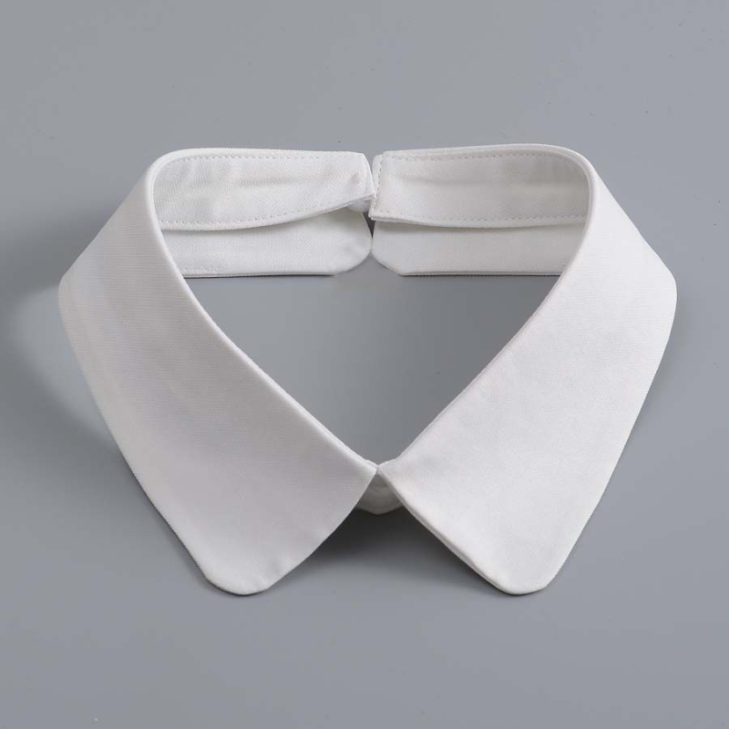 Minden mérkőzésre alkalmas, dekoratív, egyszínű inggallér, női gallér, kantáros, nyári, hamisgallér, pamut, utcai, kisméretű, négyzet alakú gallér