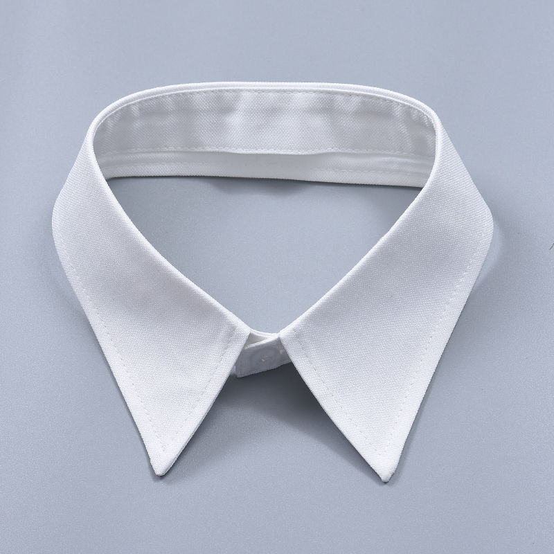 Minden mérkőzésre alkalmas, dekoratív, egyszínű inggallér, női gallér, kantáros, nyári, hamisgallér, pamut, utcai, kisméretű, négyzet alakú gallér