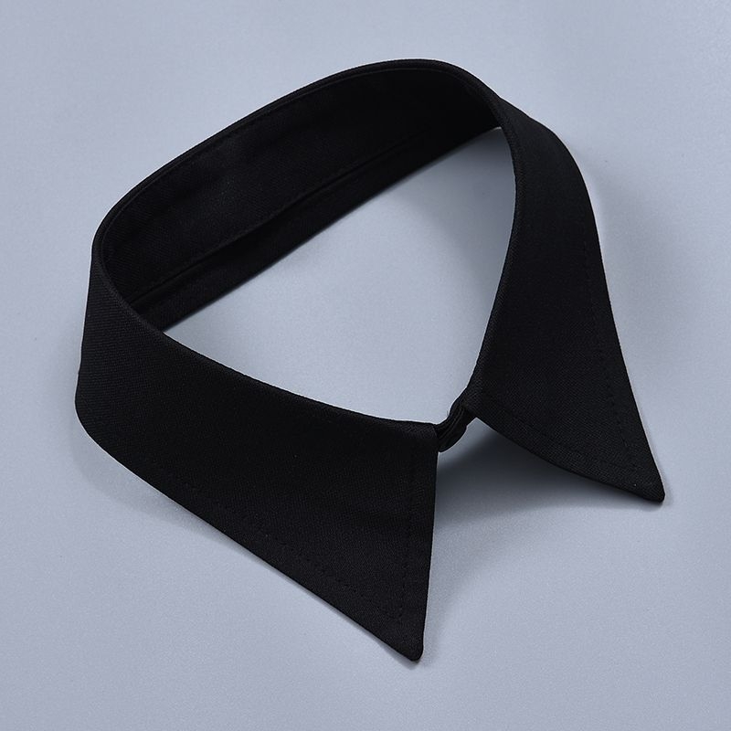 Minden mérkőzésre alkalmas, dekoratív, egyszínű inggallér, női gallér, kantáros, nyári, hamisgallér, pamut, utcai, kisméretű, négyzet alakú gallér