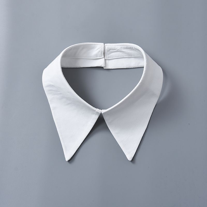 Minden mérkőzésre alkalmas, dekoratív, egyszínű inggallér, női gallér, kantáros, nyári, hamisgallér, pamut, utcai, kisméretű, négyzet alakú gallér