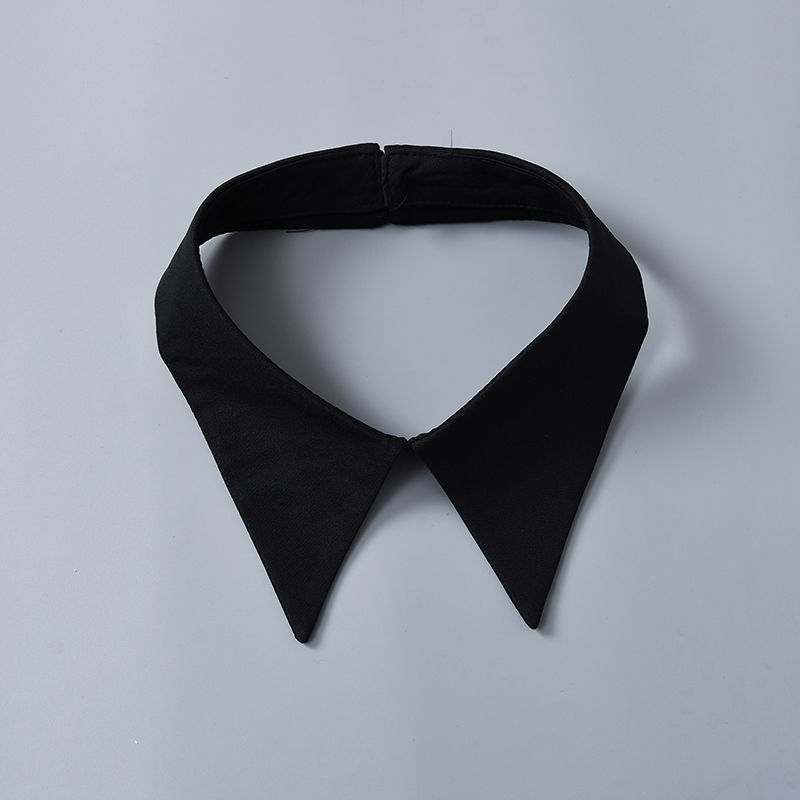 Minden mérkőzésre alkalmas, dekoratív, egyszínű inggallér, női gallér, kantáros, nyári, hamisgallér, pamut, utcai, kisméretű, négyzet alakú gallér