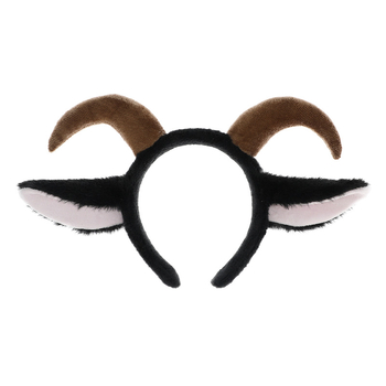Χαριτωμένα βελούδινα αυτιά ζώων Cosplay Comic Exhibition Props Αυτιά αρνιού Κορδέλα για το κεφάλι Κέρατο Αξεσουάρ μαλλιών
