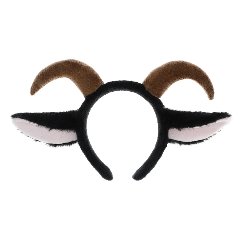 Aranyos plüss állatfülek cosplay képregény kiállítás kellékek bárányfülek fejpánt szarv fejdísz haj kiegészítők