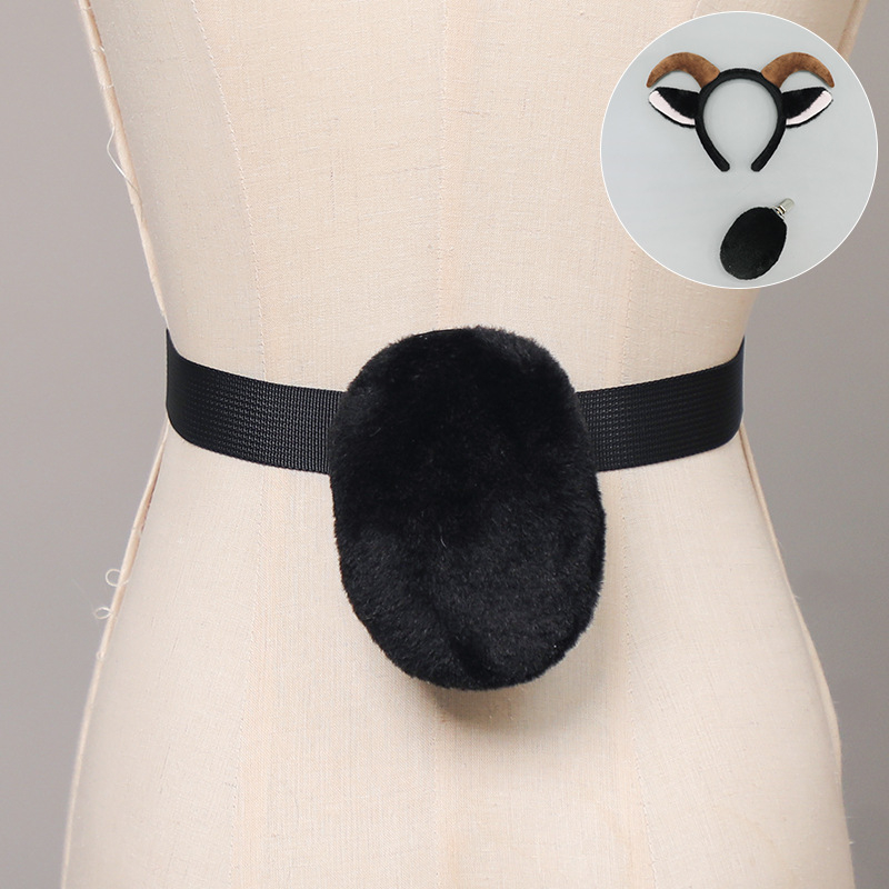 Aranyos plüss állatfülek cosplay képregény kiállítás kellékek bárányfülek fejpánt szarv fejdísz haj kiegészítők