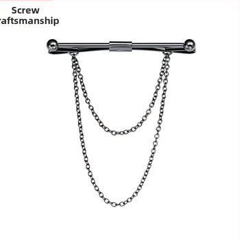 Univerzális inggallér, csatos gallér, csatos bojtos nyakkendő, stift, hosszú gallér, nyakkendő, gallértartó, fém bross