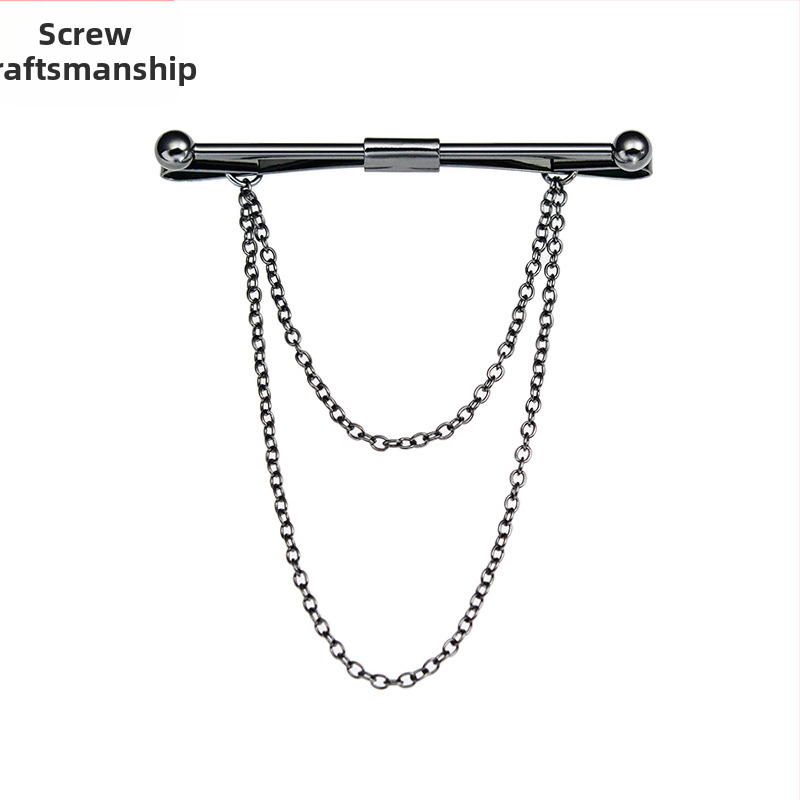 Univerzális inggallér, csatos gallér, csatos bojtos nyakkendő, stift, hosszú gallér, nyakkendő, gallértartó, fém bross