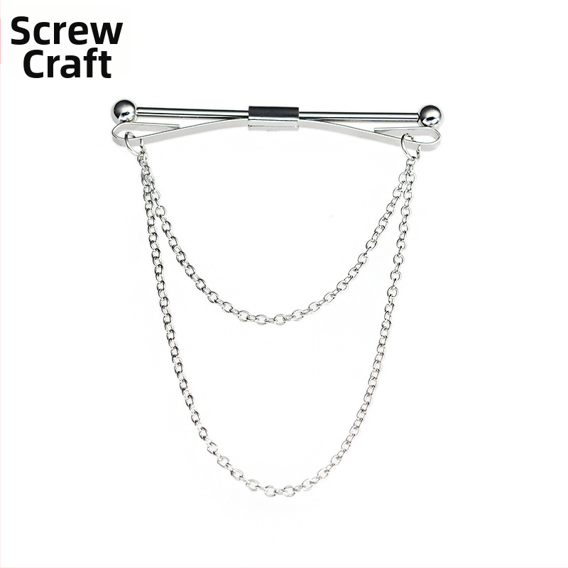 Univerzális inggallér, csatos gallér, csatos bojtos nyakkendő, stift, hosszú gallér, nyakkendő, gallértartó, fém bross