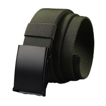 Koreai divatos sima csatos öv, szőtt rugalmas öv, taktikai, kültéri, katonai kiképzésű férfi sportnadrág, öv