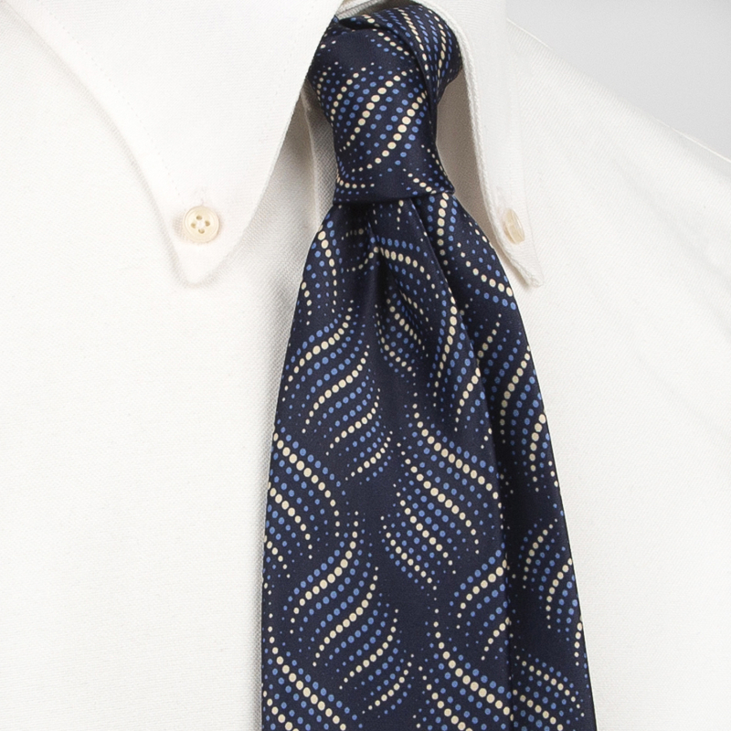 Vintage selyemnyomatos nyakkendő, alkalmi, utcai viselet, férfiaknak és nőknek, hongkongi stílusú, 8 cm-es alkalmi kézi nyakkendővel