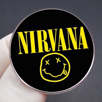Nirvana zenekar bross amerikai punk rock zene kitűző fémötvözet jelvény kiegészítők