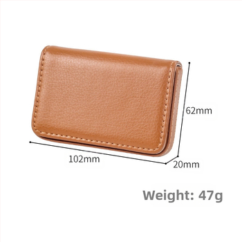 Φορητή θήκη τσιγάρων για άνδρες, χειροποίητη, μεσαίου πάχους, διπλής χρήσης, με σχέδιο λίτσι, θήκη τσιγάρων για επαγγελματικές κάρτες, με σταυρωτό άνοιγμα, φορητή, ανθεκτική στην υγρασία, για έλεγχο καπνού