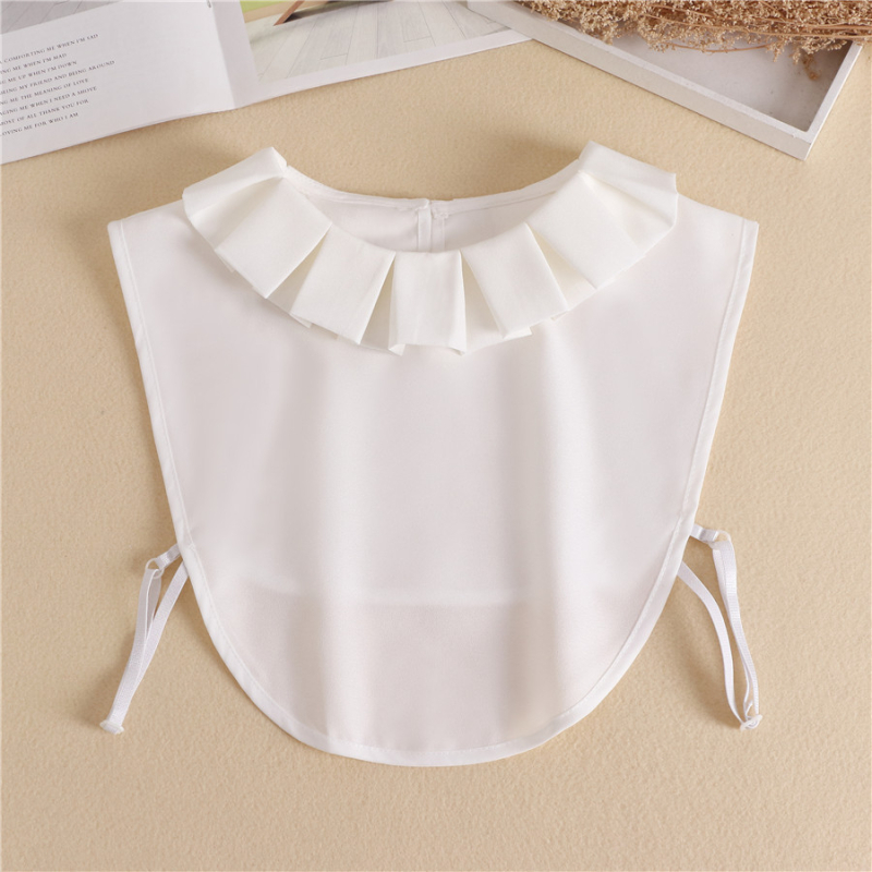 Gallér ruhával koreai díszes hamis gallér női őszi és téli új sokoldalú gyönyörű csipkegallér luxus