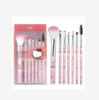 Meigipintslite 7 komplekti Kt roosa pintsliga huulepintsliga meigi kaasaskantav meigipintsel põsepuna lauvärvipintsel tehase otsemüük