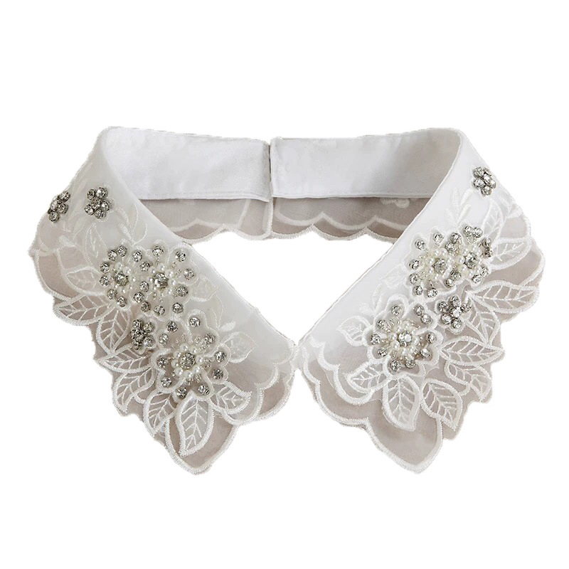 Laste mitmekülgse särgi Korea versioon kunstkraega sügis-talvisest ja mitmeotstarbelisest õmmeldud dekoratiivsest kunstkraest, ühe kraega naistele, hulgimüük