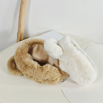 Χειμερινό καρτούν αρκούδα αυτί βελούδινη ζώνη μαλλιών φαρδιά άκρη αυτί ζεστό κορίτσια χαριτωμένο αντιψυκτικό ζεστό αυτί προστασία τσάντα αυτιών ωτοασπίδες