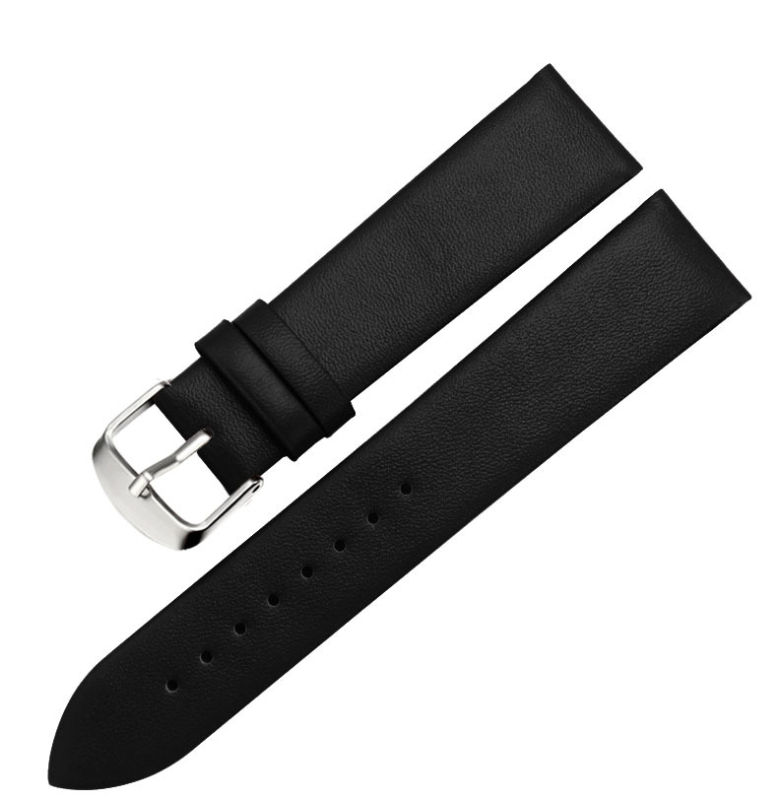 Teļa ādas krāsas vienkārša siksniņa, ūdensizturīga, liči raksta ādas siksniņa, pulksteņa siksniņu aksesuāri, 12–22 mm