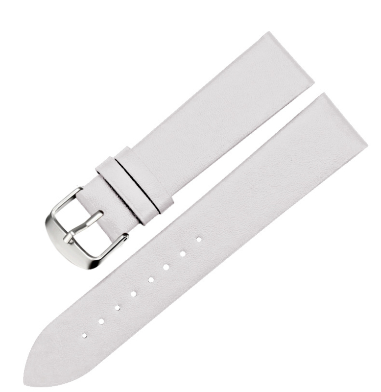 Teļa ādas krāsas vienkārša siksniņa, ūdensizturīga, liči raksta ādas siksniņa, pulksteņa siksniņu aksesuāri, 12–22 mm