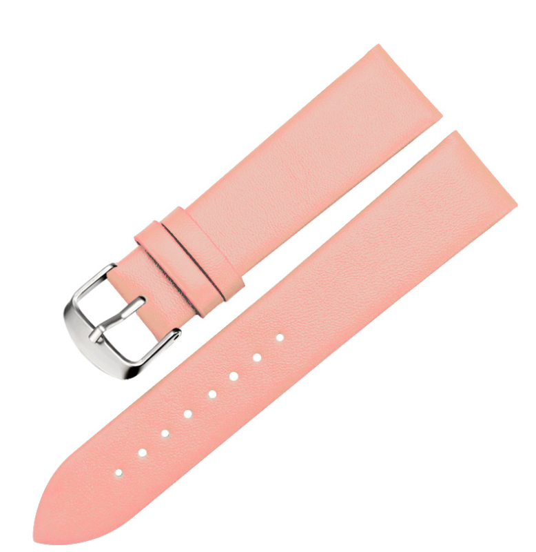 Teļa ādas krāsas vienkārša siksniņa, ūdensizturīga, liči raksta ādas siksniņa, pulksteņa siksniņu aksesuāri, 12–22 mm