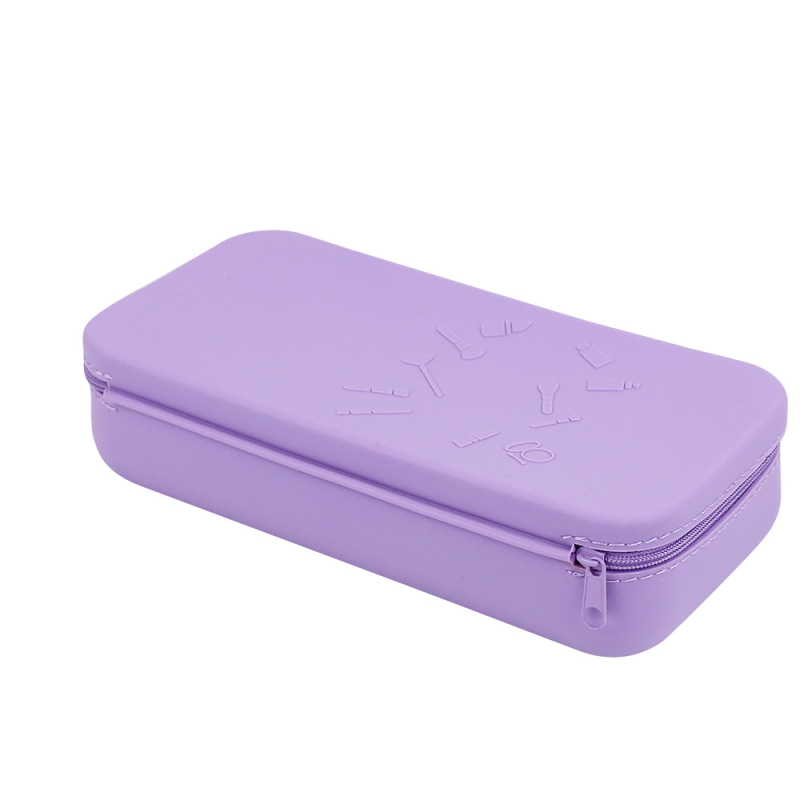 Απλή τσάντα καλλυντικών σιλικόνης για ταξίδια, βολική τσάντα αποθήκευσης προϊόντων περιποίησης δέρματος μεγάλης χωρητικότητας, τσάντα πλυσίματος, αποθήκευση και φινίρισμα καλλυντικών