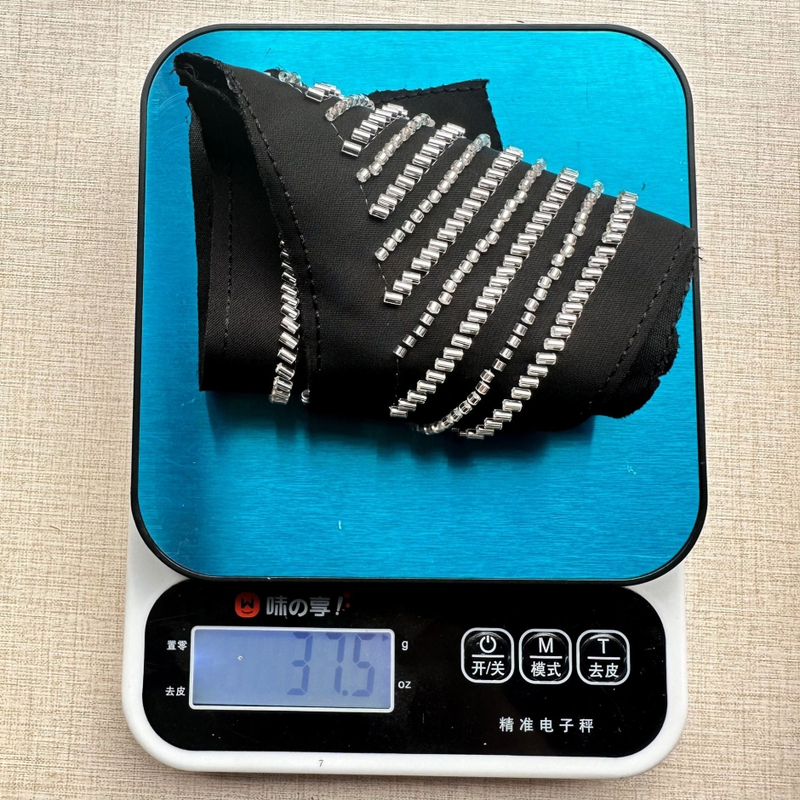 Нови европейски и американски мрежести долни мъниста бродерия U яка бродерия полуготова яка цвете дамски тиранти топ DIY аксесоари за облекло