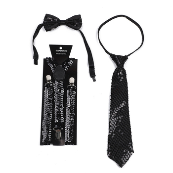 Γραβάτα με πούλιες για άνδρες και κορίτσια, γενικής χρήσης, υψηλής ποιότητας, υψηλής ποιότητας, σετ τριών τεμαχίων