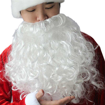 Външнотърговски износ Коледна перука фалшива брада Дядо Коледа коса за глава Парти брада Дядо Коледа реквизит за брада
