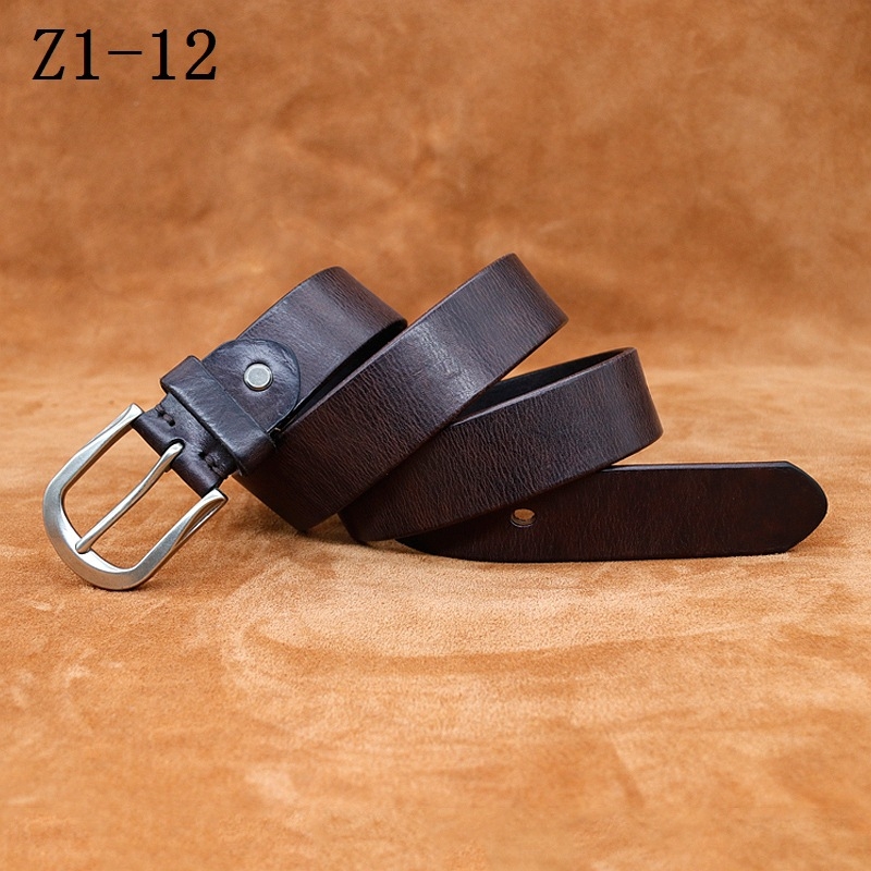 Kiváló minőségű, formális, üzleti, férfi első rétegű marhabőr öv, ifjúsági, valódi bőr, cinkötvözet, tűcsatos, hétköznapi stílusú öv, nagykereskedelemben