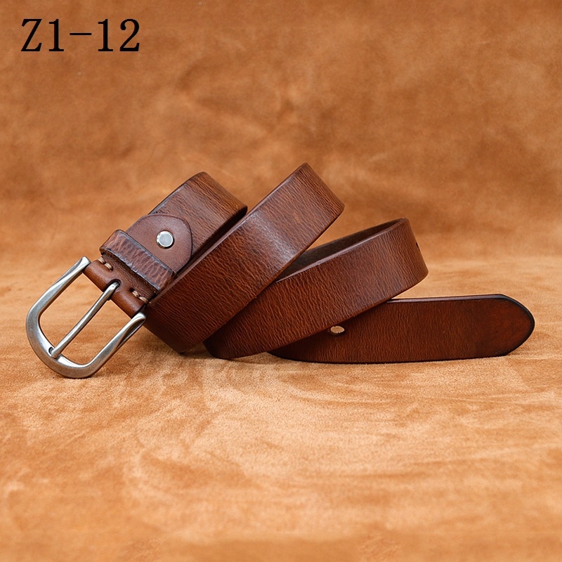 Kiváló minőségű, formális, üzleti, férfi első rétegű marhabőr öv, ifjúsági, valódi bőr, cinkötvözet, tűcsatos, hétköznapi stílusú öv, nagykereskedelemben