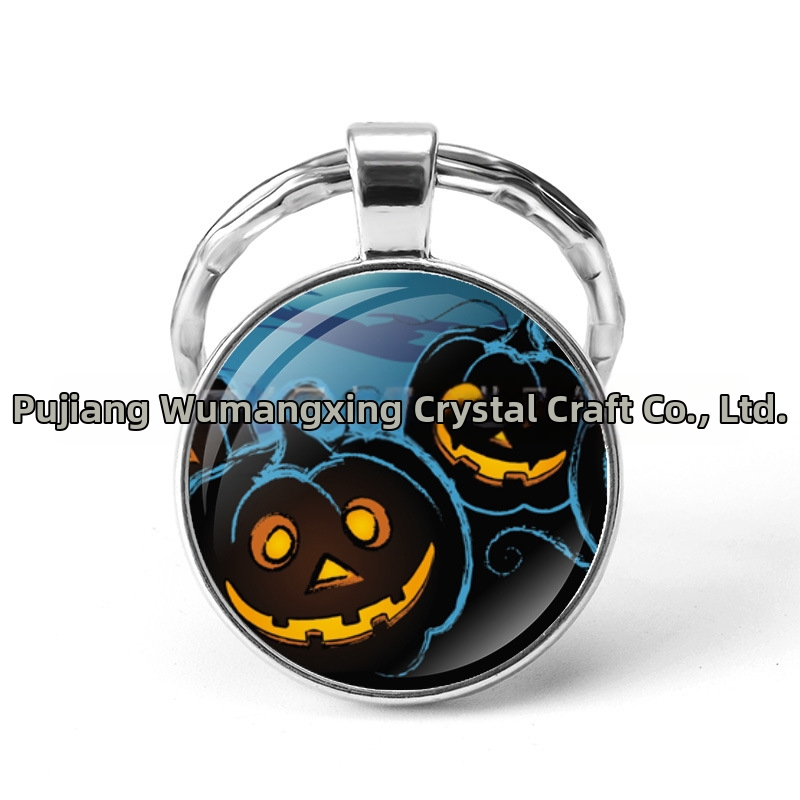 kívánság AliExpress robbanások Halloween idő drágakő fém kulcstartó külkereskedelmi ékszergyártók nagykereskedelme