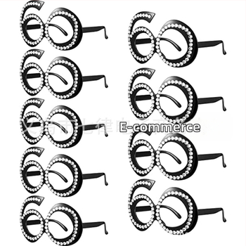 30 ετών 40 ετών 50 ετών Ψηφιακά γυαλιά γενεθλίων Νέα γενέθλια πάρτι γενεθλίων με λουράκι ώμου με κορώνα και λάστιχο εθιμοτυπίας