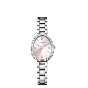 SUNMATE Senmi γυναικείο ρολόι με μπρασελέ niche personality oval steel band στρογγυλό live χονδρικής από κατασκευαστές χονδρικής