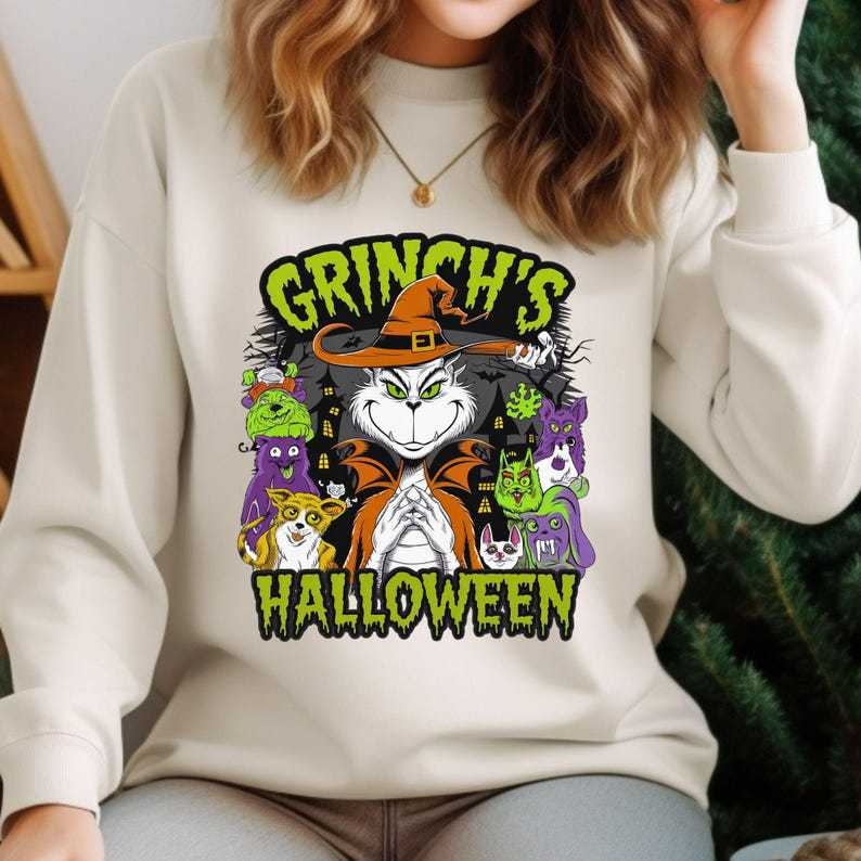 Grinch Halloween PNG Kísérteties évszak PNG Halloween tök