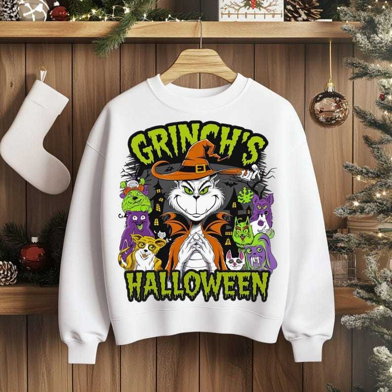 Grinch Halloween PNG Kísérteties évszak PNG Halloween tök