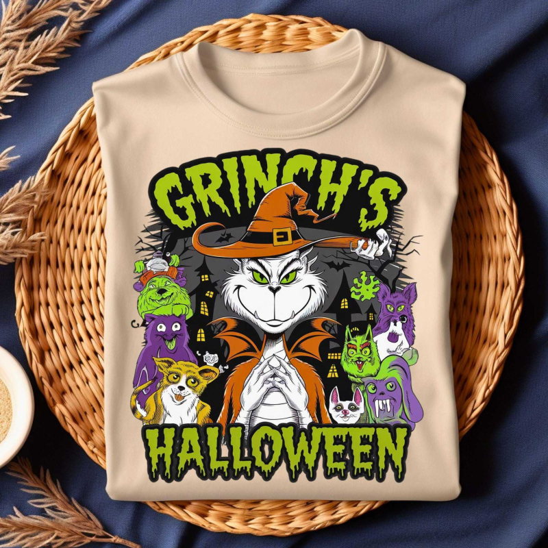 Grinch Halloween PNG Kísérteties évszak PNG Halloween tök