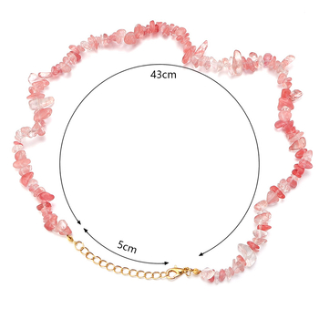 Divatos egyszerű, szabálytalan kavicsos nyaklánc kagyló kavicsos meghosszabbítású kulcscsontlánc barkácsolt kész nyaklánc pulóverlánc