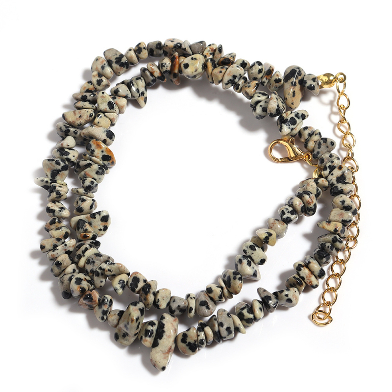 Divatos egyszerű, szabálytalan kavicsos nyaklánc kagyló kavicsos meghosszabbítású kulcscsontlánc barkácsolt kész nyaklánc pulóverlánc