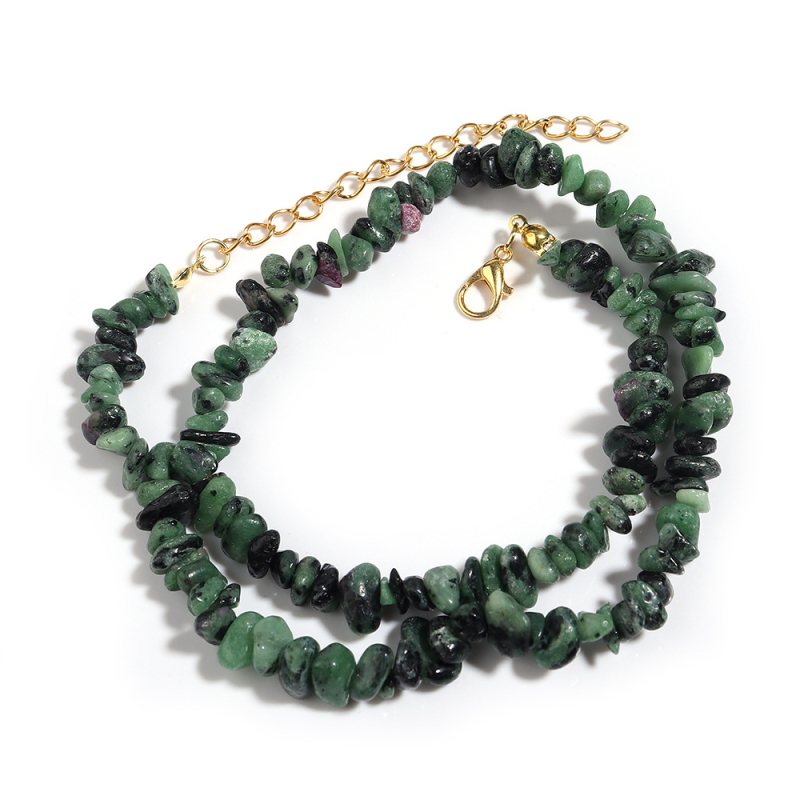 Divatos egyszerű, szabálytalan kavicsos nyaklánc kagyló kavicsos meghosszabbítású kulcscsontlánc barkácsolt kész nyaklánc pulóverlánc