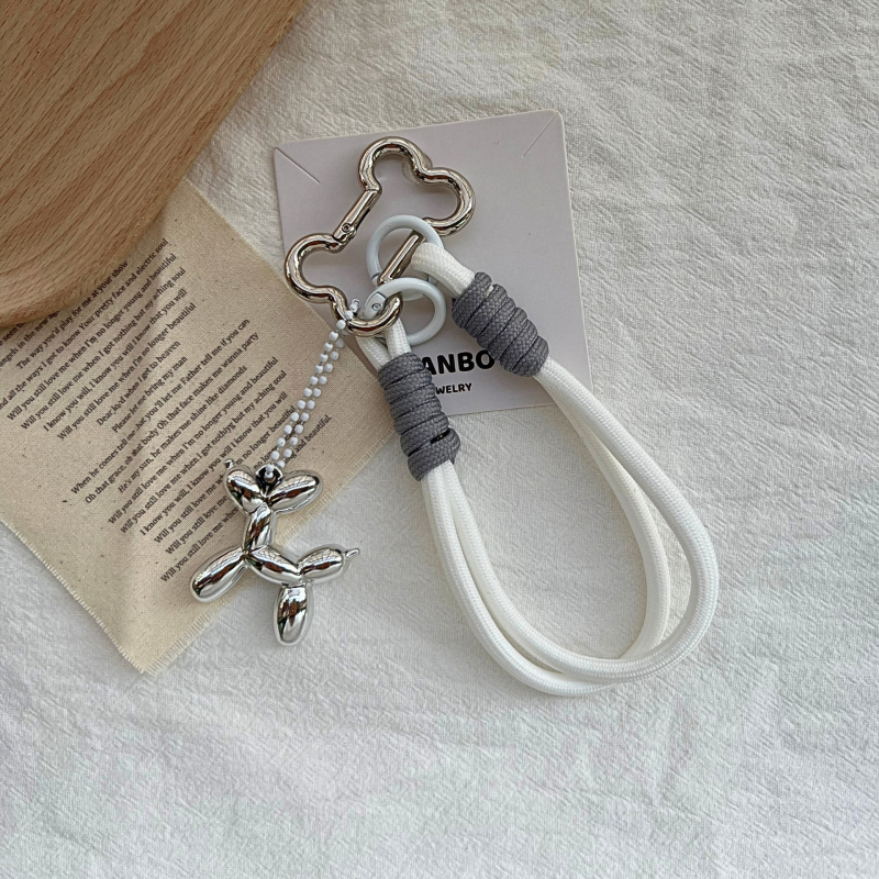 Vintažinis „Ancora“ raudonas raktų pakabukas „Miu“ akrilinis meilės maišelis, kabantys papuošalai, „Ins Maillard“ austas virvės pakabukas