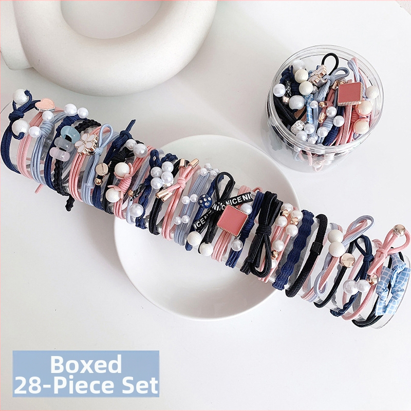 Korėjietiško stiliaus interneto įžymybių guminė juosta moterims, naujas stilius, paprasta galvos virvė, konservuotas kaklaraištis, mielas plaukų virvė, Mori stiliaus mergaičių plaukų žiedinis galvos apdangalas