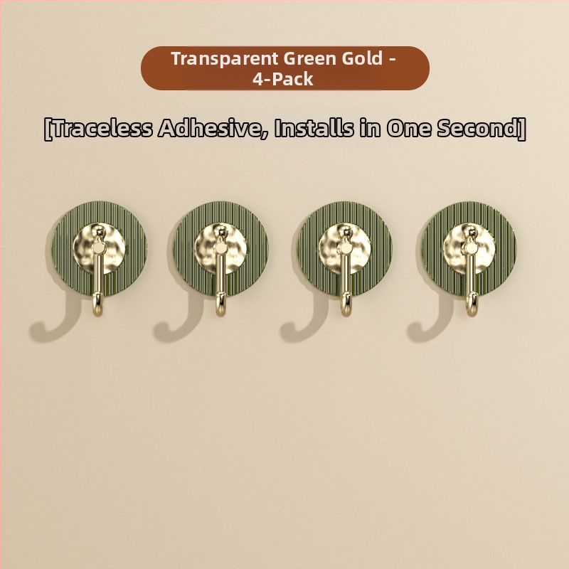 Ľahký luxusný háčik, samolepiaci, silný, nosný, neperforovaný, kúpeľňový, toaletný háčik na stenu, dvere, zadné bezšvíkové háčiky na uteráky