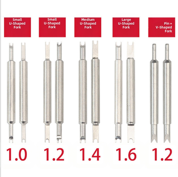 Órajavító szerszámok, Fülfogók, 6825 Fül szétszerelő és összeszerelő fogók, Fülfogó köteg, V alakú fül eltávolító fogók, Övlehúzó
