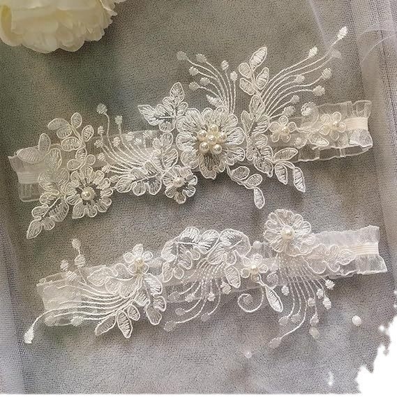 Esküvői kellékek esküvői dekoráció kellékek szimuláció gyöngy csipke anyag műgyöngyök szexi elegáns