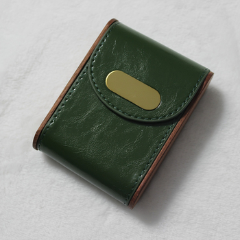 Διασυνοριακή ρετρό 20 ολόκληρες συσκευασίες από δέρμα μεταλλικό ανδρικό τσιγάρο, μοντέρνα αναδιπλούμενη θήκη τσιγάρων, ανθεκτική στην υγρασία και την πίεση, ανθεκτική στην παχιά θήκη τσιγάρων