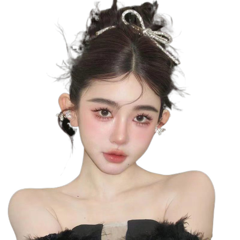 Korėjietiško stiliaus saldus, blizgus, prabangus kalnų krištolas, lankas, plaukų segtukas, nuotakos galvos apdangalas, pora, vestuvinių siūlų, suknelės aksesuarai